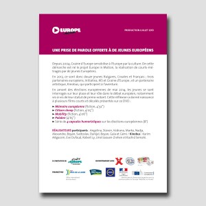 Graine d'Europe /// Europe in Motion /// leaflet DVD